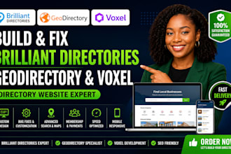 build brilliant directories website, fix geodirectory  voxel