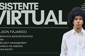 manegaré tu CRM y tu agenda como asistente virtual