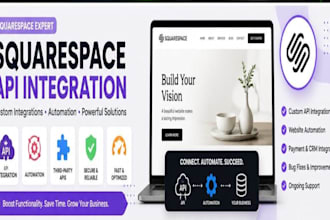 setup squarespace API integration wix API integration and wordpress API