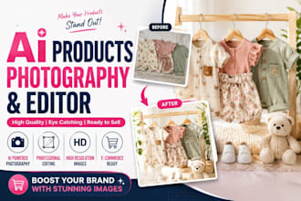 create ai product photography and photoshoots