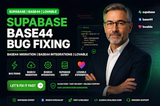 superbase base44 bug fixing base 44 migration base44 integrations lovable