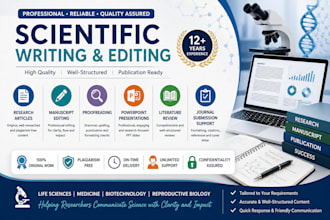 editing, proofread, and improve your scientific manuscript