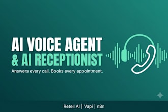 build an ai voice agent and an ai receptionist with retell ai, vapi and n8n