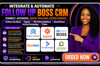 integrate follow up boss zapier followupboss boomtown activecampaign ylopo CRM