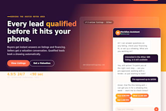 build an ai assistant that qualifies real estate leads and books showings
