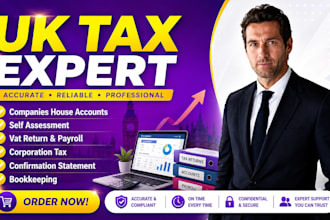 prepare UK company accounts, corporation tax return, ct600, uk tax returns