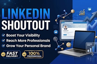 linkedln shout out for your brand, business
