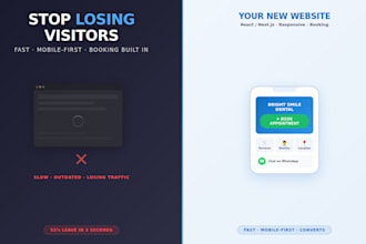 build a fast, responsive business website with appointment booking
