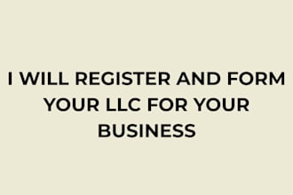 register and form your llc for your business