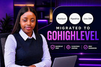 migrate hubspot pipedrive zoho to gohighlevel