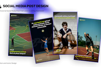 design social media posts, story or other