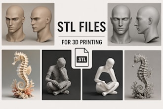 create high quality stl files for 3d printing