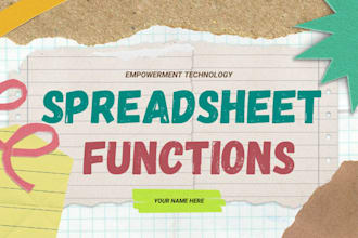 design a low budget spreadsheet for you