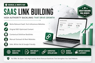 build niche relevant backlinks for saas companies