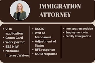 immigration lawyer for visa,work permit,eb2 niw,greencard,writ of mandamus,uscis
