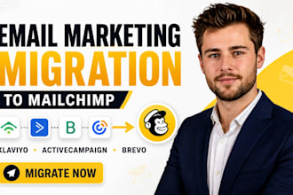 migrate klaviyo activecampaign constant contact brevo to mailchimp marketing