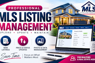 manage and update mls listings for real estate agents