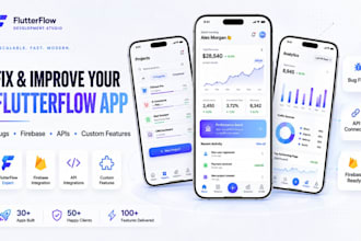 flutterflow bug fix flutterflow mvp app API flutter app development flutter flow