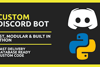 develop a custom discord bot in python