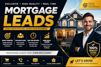 mortgage leads lead generation landing page business loan  website mortgage lead