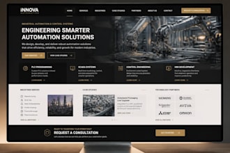 design industrial automation, plc, scada and rockwell automation company website