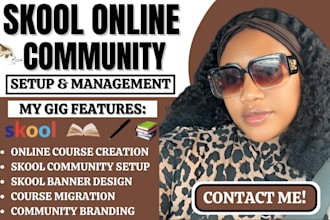 build skool community setup, course upload, and community automation