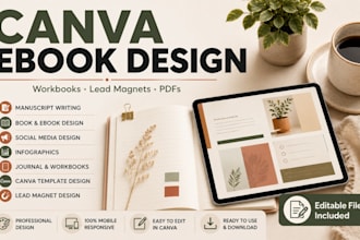 design canva ebook, canva workbook and canva pdf lead magnet