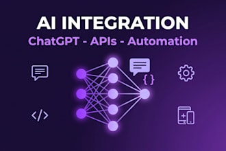 integrate chatgpt or ai API into your app or website