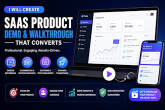 create a software demo, walkthrough and saas explainer video