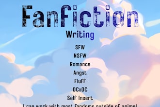 write a custom fanfiction one shot with your oc