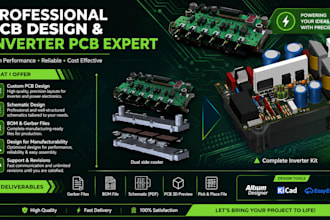 design professional pcb for automotive, power electronics and raspberry pi proje