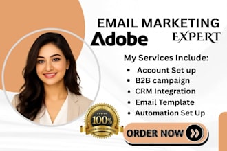 setup adobe campaign b2b email marketing automation lead nurturing sales funnel