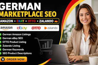 do german amazon listing, german ebay SEO listing, otto listing, zalando listing