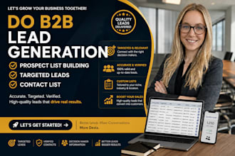 b2b lead generation appointment setting cold email linkedin outreach sales lead