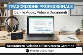 trascrizione audio e testi in italiano in modo chiaro e preciso