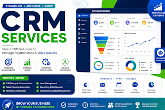 setup copper CRM, keap, insightly, nimble, capsule CRM automation for business