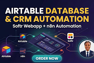 airtable database airtable automation CRM vapi ai 8n8 ai softr softr webapp