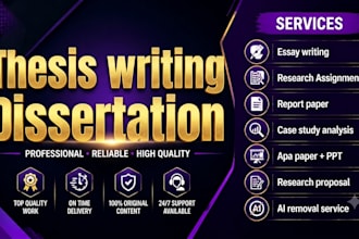 research, phd thesis, master dissertations, research proposal, dnp in any field