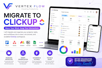 migrate trello, asana, monday or notion to clickup