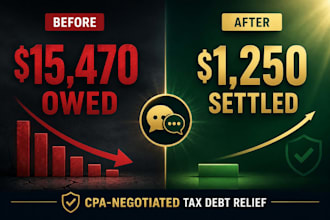 help settle tax debt and negotiate irs offer in compromise as cpa