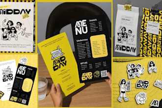 design a vibrant and playful logo and branding trending nowadays