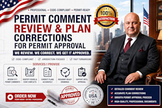 be your civil and structural engineer for city permit comment review