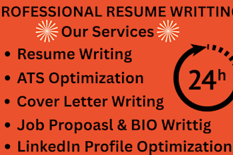 craft an executive resume, and cover letter