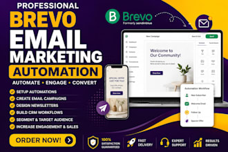 brevo email marketing automation brevo email campaigns newsletter crm workflows