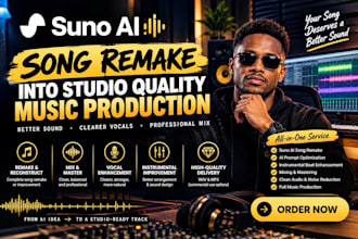 remake and enhance your suno ai song professionally