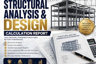 do structural analysis and design calculation report