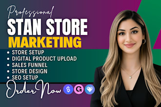 setup stan store, stan store marketing etsy stan store gumroad beacons ai