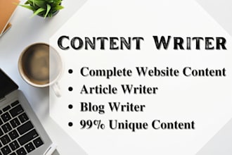 do professional content writing and copywriting