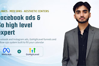be your media buyer and gohighlevel expert for medical clinics