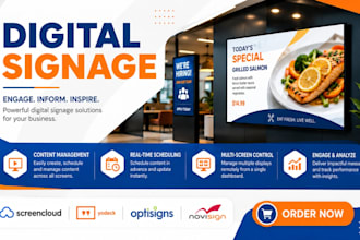 screencloud yodeck optisigns novisign rise vision appspace displai dakboard